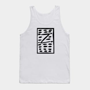 The painting of the letter Z uppercase Tank Top